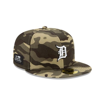 Sapca New Era Detroit Tigers MLB Armed Forces Weekend 59FIFTY Fitted - Verzi